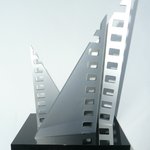 Image: Award trophy of acrylic resin.