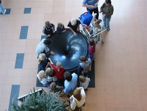 Attractive donation box as crowd-puller